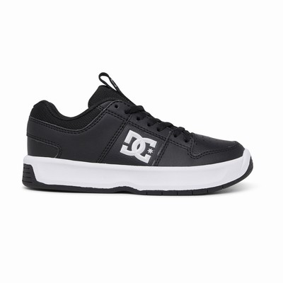 DC Lynx Zero Kid's Black/White Skate Shoes Australia Online JCE-539